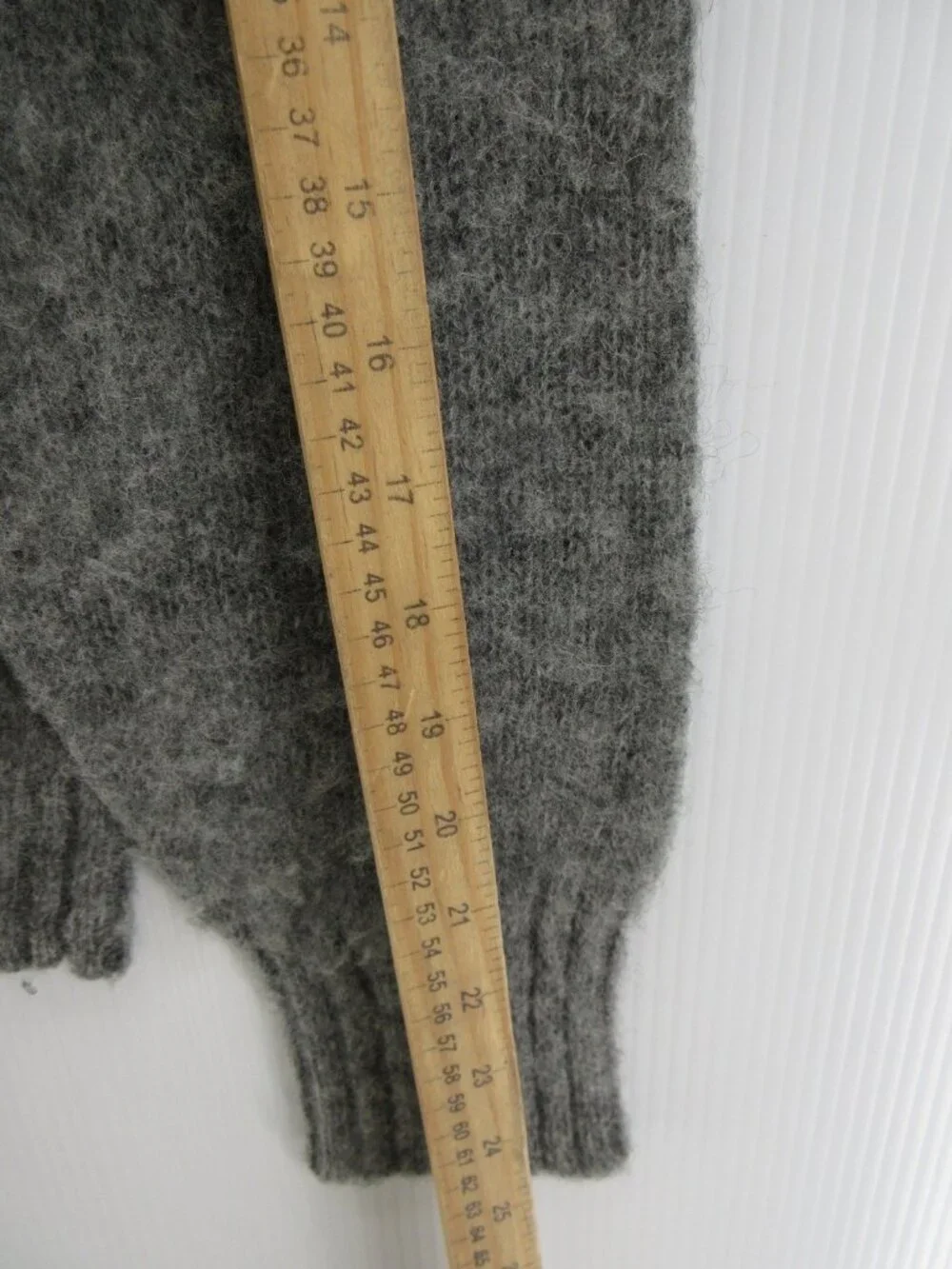 VGT Polo Ralph Lauren Sweater 44 Wool Fuzzy Knit Pullover Pony Large